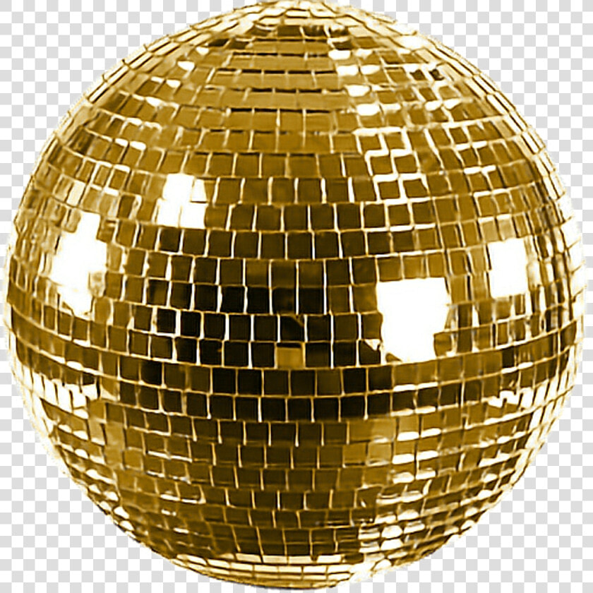 Holidayparty Globe Glow Party Ball Ftestickers   Gold Disco Ball Png  Transparent PngTransparent PNG