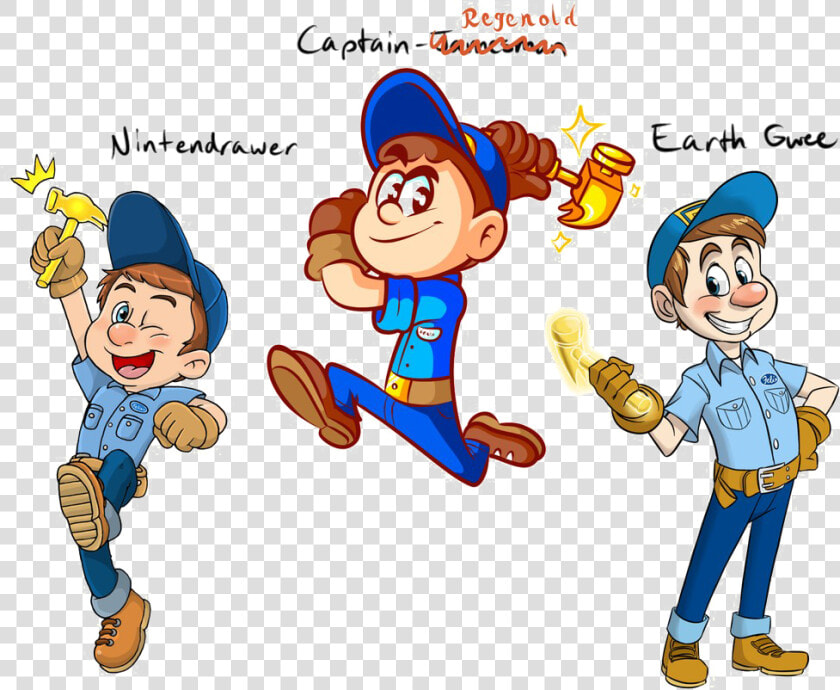 Fix It Felix Jr Transparent Image   Fix It Felix Jr Cartoon  HD Png DownloadTransparent PNG