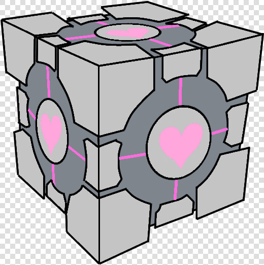 Portal Companion Cube Drawing  HD Png DownloadTransparent PNG