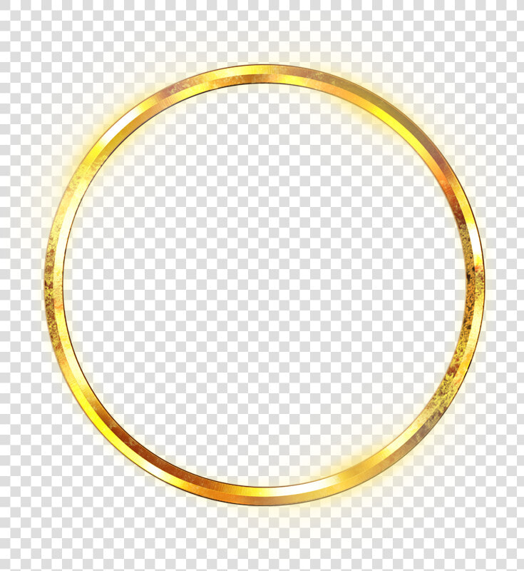  freetoedit  gold  frame  border  circle   Transparent Cool Circle Png  Png DownloadTransparent PNG