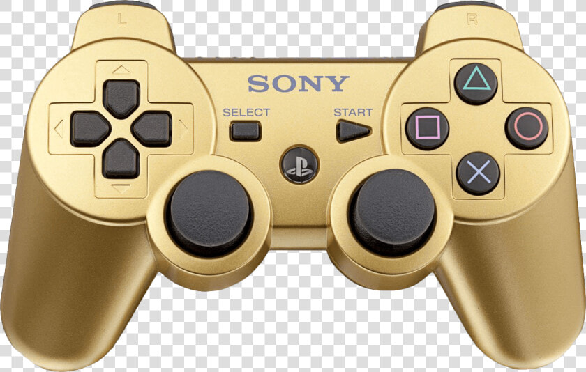 Sixaxis Dualshock 3 Wireless Controller   Sony Ps3 Controller Gold  HD Png DownloadTransparent PNG