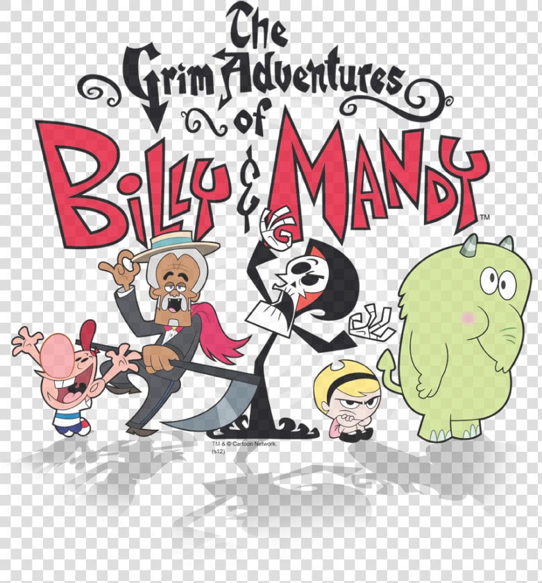 The Grim Adventures Of Billy  amp  Mandy Group Shot Men   Grim Adventures Of Billy And Mandy Logo  HD Png DownloadTransparent PNG