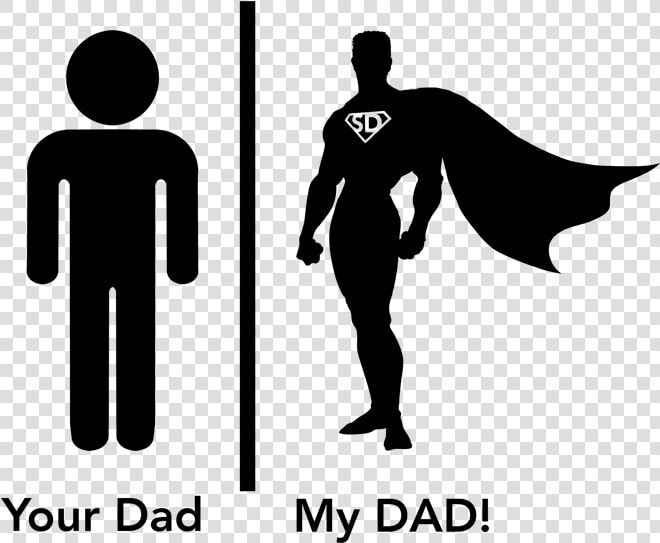 Transparent Superhero Silhouette Png   Your Dad Vs My Dad By Shruti Arjun Anand  Png DownloadTransparent PNG