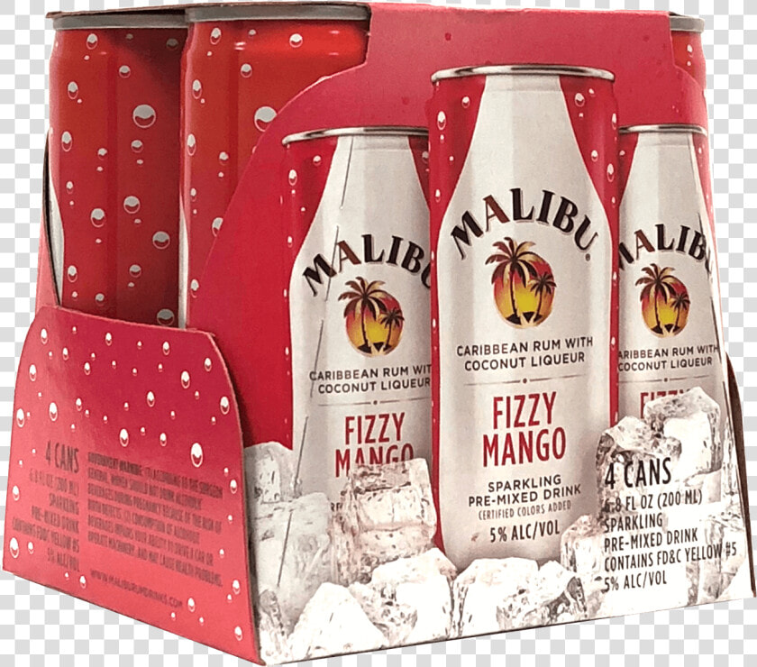 Malibu Fizzy Mango Cans  HD Png DownloadTransparent PNG