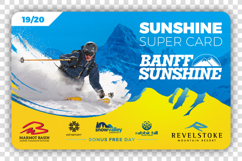 Ride More With Your 2019 20 Sunshine Super Card Hero   Sunshine Village Super Card  HD Png DownloadTransparent PNG