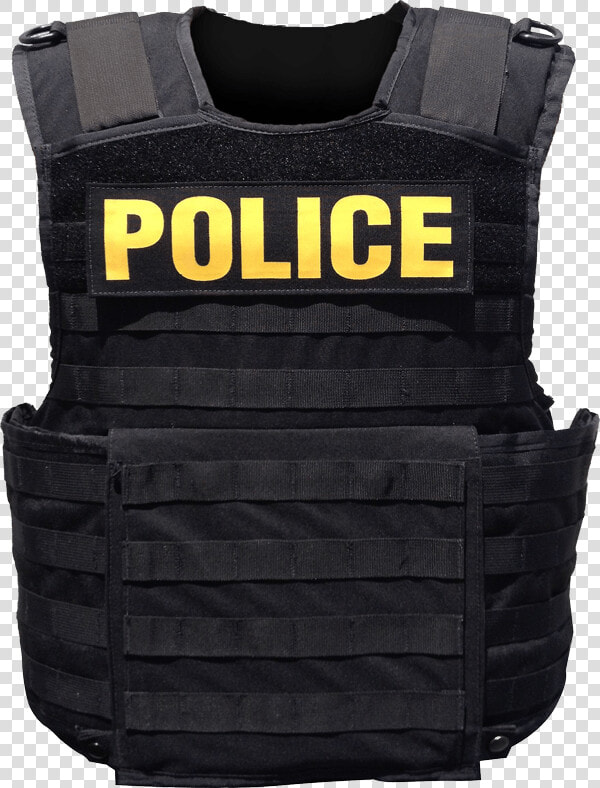 Police Body Armor   Body Armor Black Police  HD Png DownloadTransparent PNG