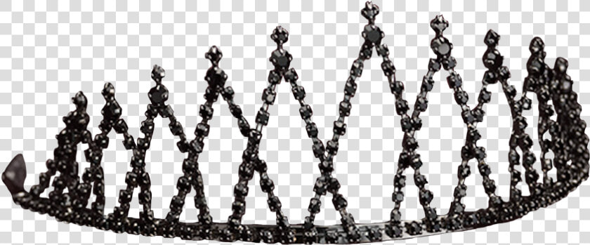 Black Rhinestone Queens Crown   Tiara  HD Png DownloadTransparent PNG