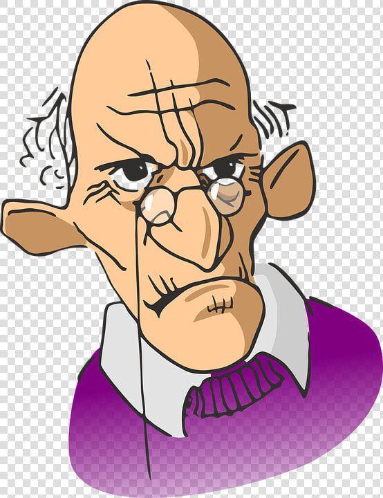 Funny Senior Monologue   Ugly Old Man Cartoon  HD Png DownloadTransparent PNG