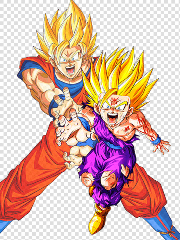 1mib  768x1024  Img   Kamehameha Father And Son  HD Png DownloadTransparent PNG