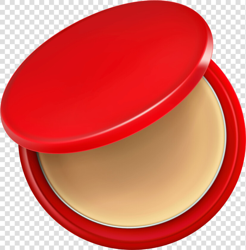 Red Box With Powder Png Clip Art Image   Powder Makeup Clipart  Transparent PngTransparent PNG