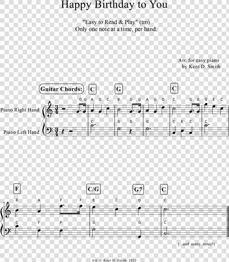 Easy Sheets From Kent   Sheet Music  HD Png DownloadTransparent PNG