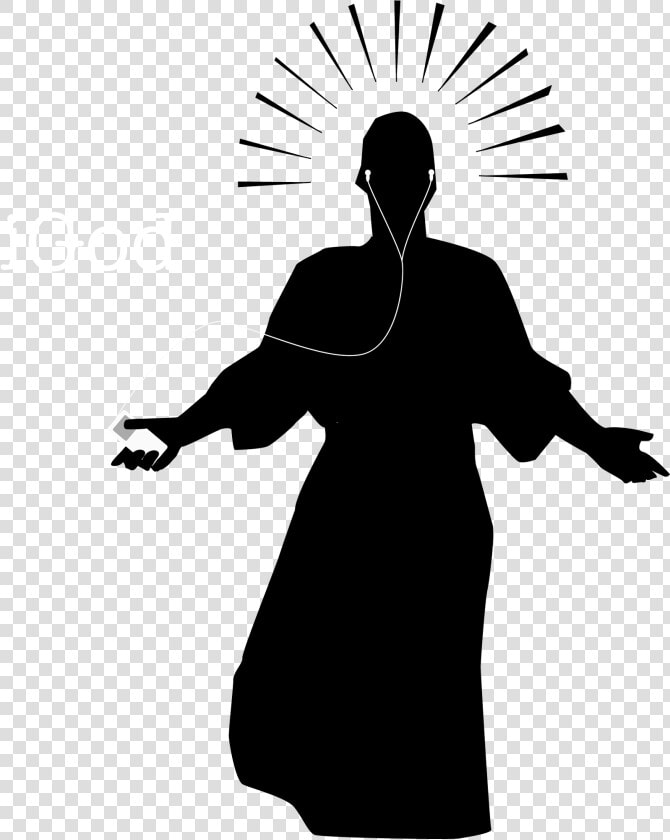 Silhouette Resurrection Of Jesus Christianity Icon   Jesus Laying Hands Silhouette  HD Png DownloadTransparent PNG