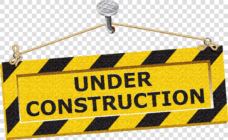 Acessórios Construction Theme  Under Construction    Sign  HD Png DownloadTransparent PNG