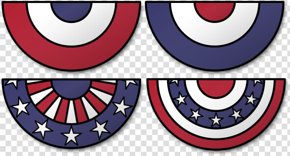 Old Fashioned Patriotic Bunting Png   4th Of July Bunting Clipart  Transparent PngTransparent PNG