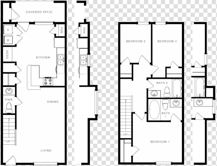 Oak Tree Townhomes Floor Plan  HD Png DownloadTransparent PNG