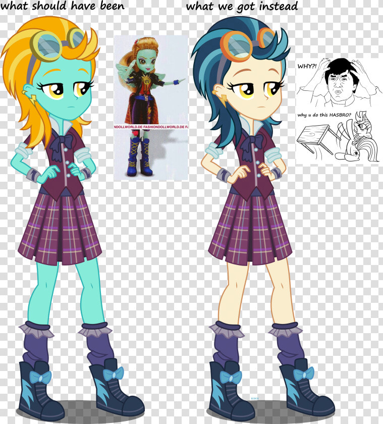 Indigo Zap Was Originally Lightning Dust   Mlp Equestria Girls Friendship Games Indigo Zap  HD Png DownloadTransparent PNG