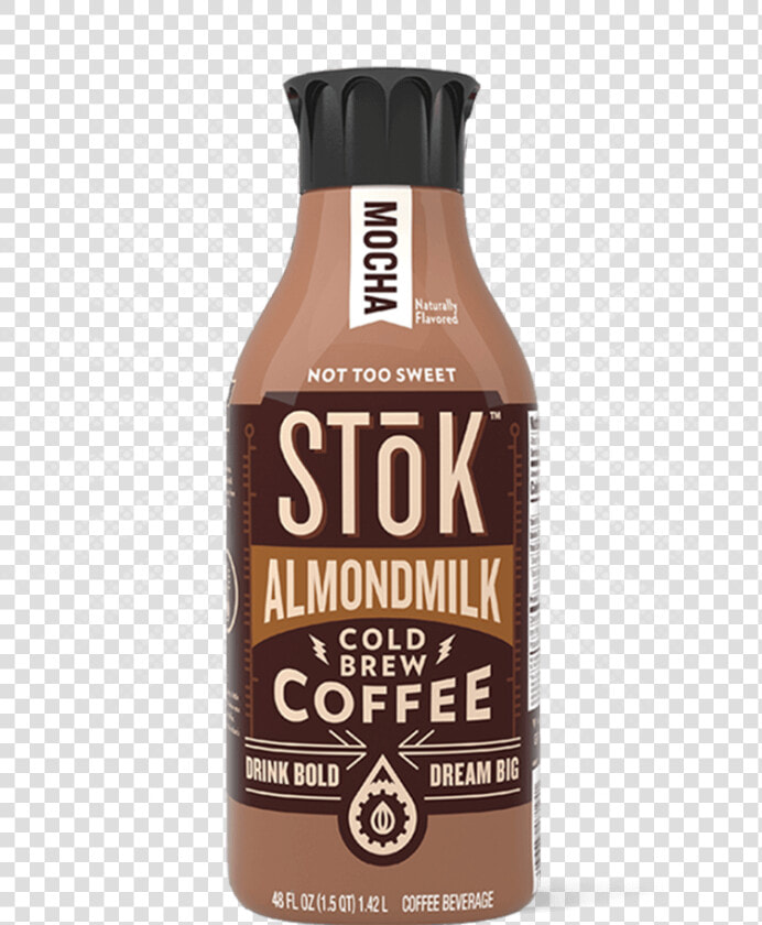 Stōk Almondmilk Mocha Cold Brew Coffee   Stok Mocha Cold Brew  HD Png DownloadTransparent PNG