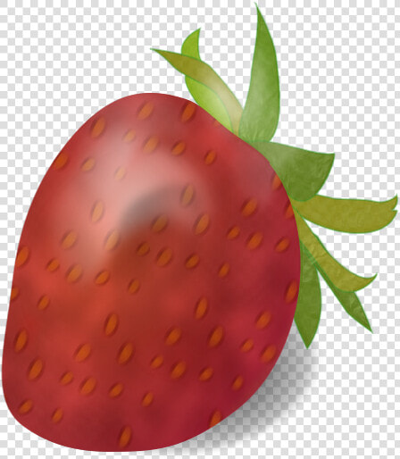 Small Ripe Strawberry Clip Art Download   Strawberry  HD Png DownloadTransparent PNG