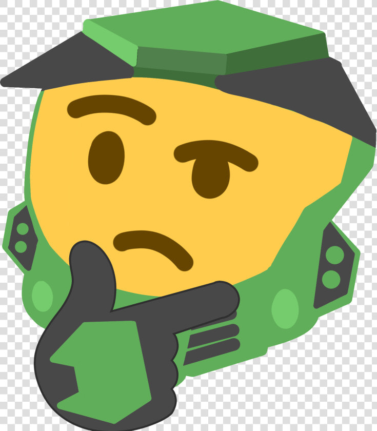 Transparent Mlg Blunt Clipart   Master Chief Thinking Emoji  HD Png DownloadTransparent PNG