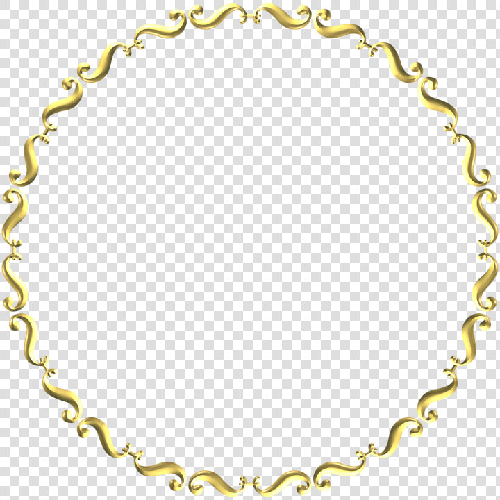 Gold  Frame  Round  Border  Decoration  Decor   Circle  HD Png DownloadTransparent PNG
