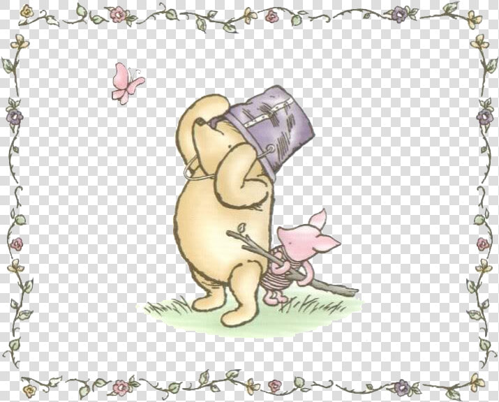 Winnie The Pooh Png  border Classic Winnie The Pooh   Vintage Classic Winnie The Pooh  Transparent PngTransparent PNG