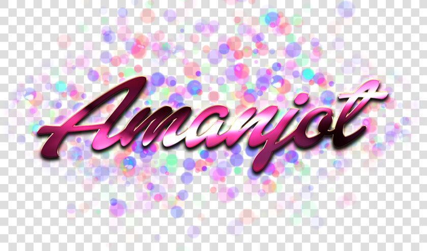 Amanjot Name Logo Bokeh Png   Olive Name  Transparent PngTransparent PNG