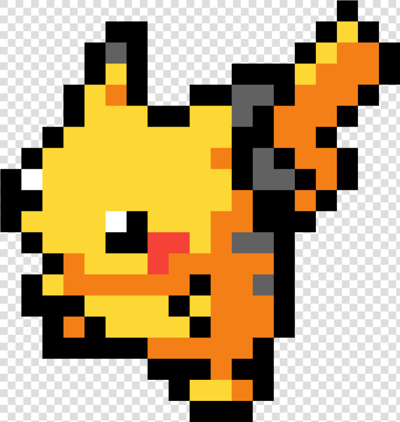 Pokemon Pixel Art Pikachu   Png Download   Pikachu Pixel Art  Transparent PngTransparent PNG