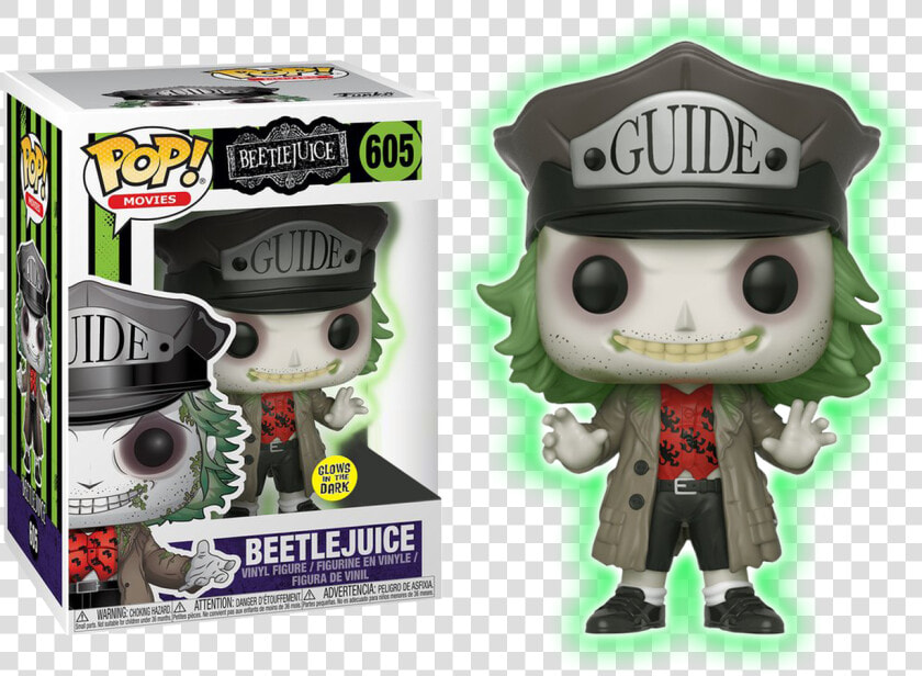 Beetlejuice With Guide Hat Glow In The Dark Us Exclusive   Beetlejuice Glow In The Dark Pop  HD Png DownloadTransparent PNG