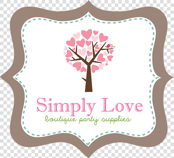 Simply Love Boutique Party Supplies   Heart Tree  HD Png DownloadTransparent PNG