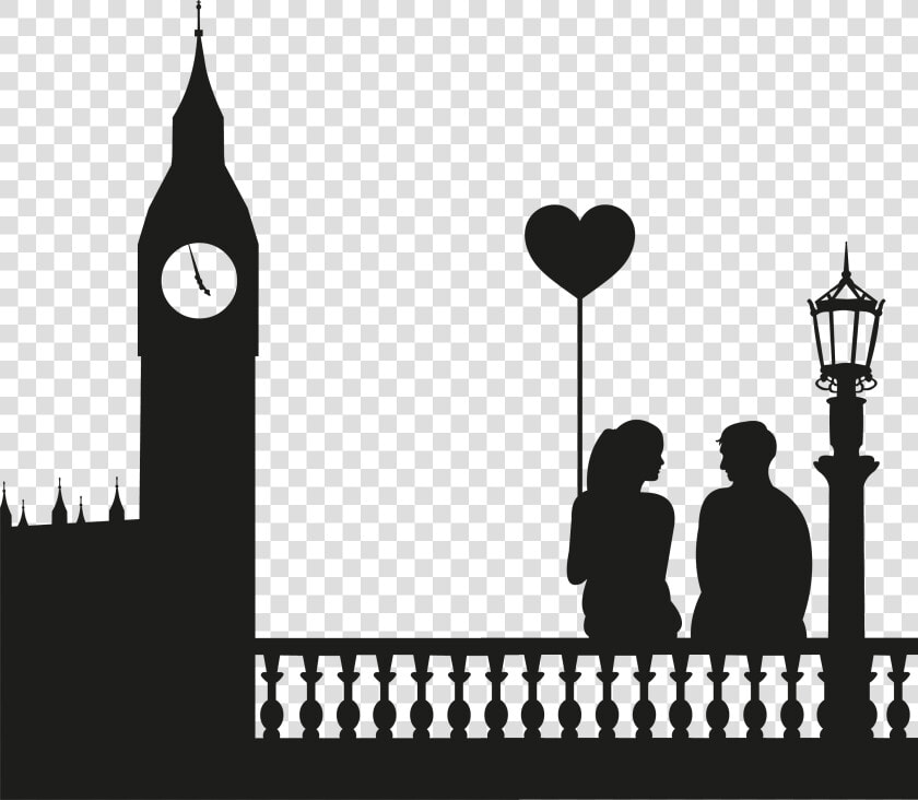 Gambar Siluet Big Ben  HD Png DownloadTransparent PNG
