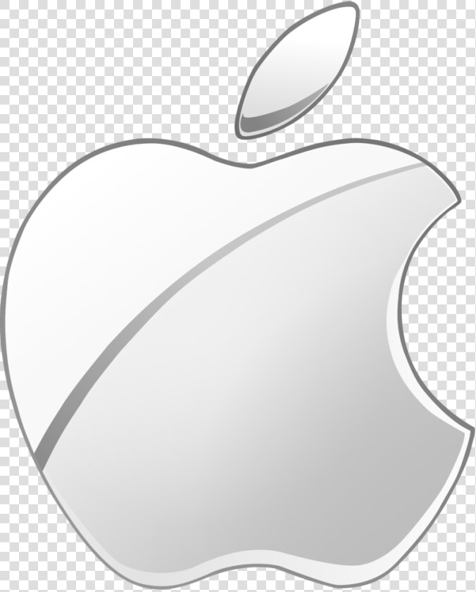White Apple Logo Png Pineapple Vector Outline Clipart   Apple Logo Silver  Transparent PngTransparent PNG