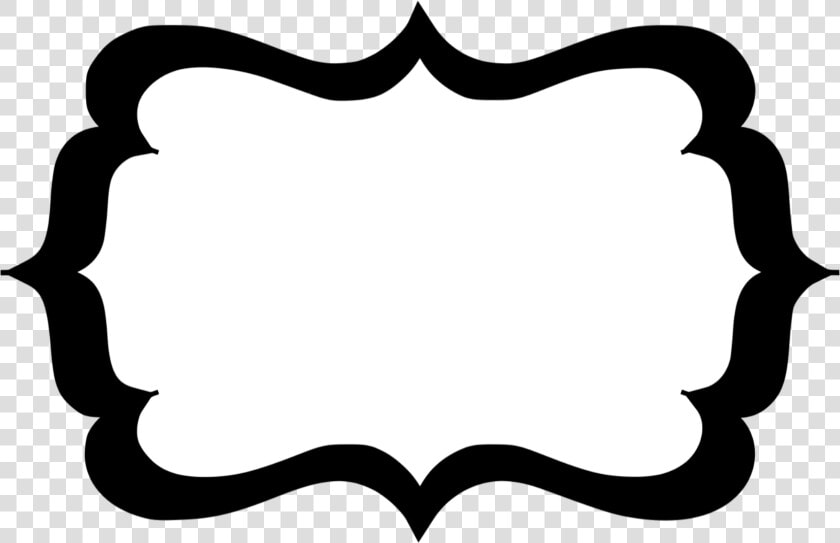Label Clipart Label Outline   Name Plate Design Border  HD Png DownloadTransparent PNG