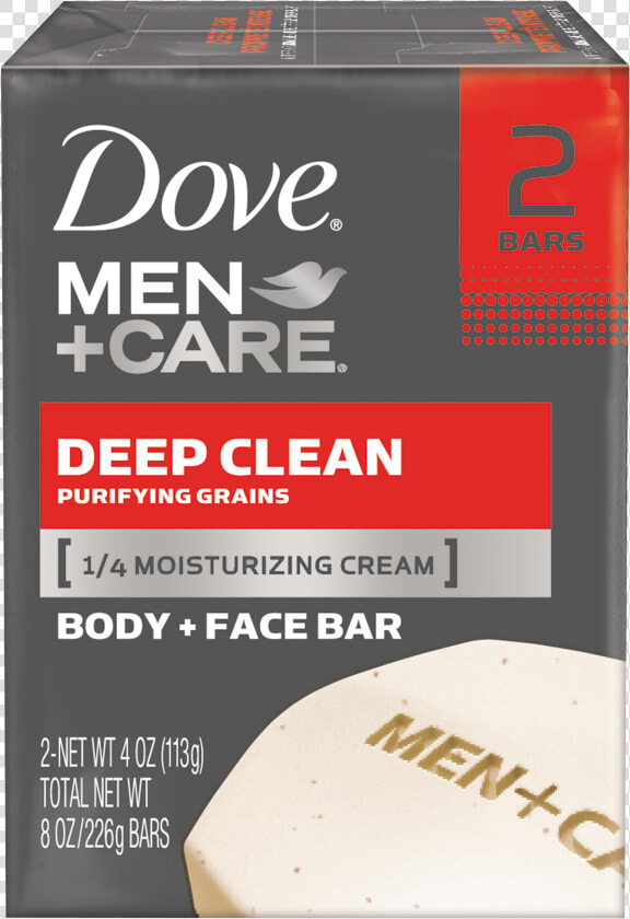 Dove Men Care Deep Clean Body And Face Bar   Dove Men Care Red  HD Png DownloadTransparent PNG