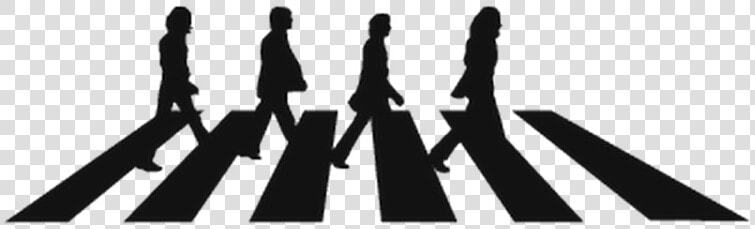 Thumb Image   Beatles Abbey Road Silhouette Vector  HD Png DownloadTransparent PNG