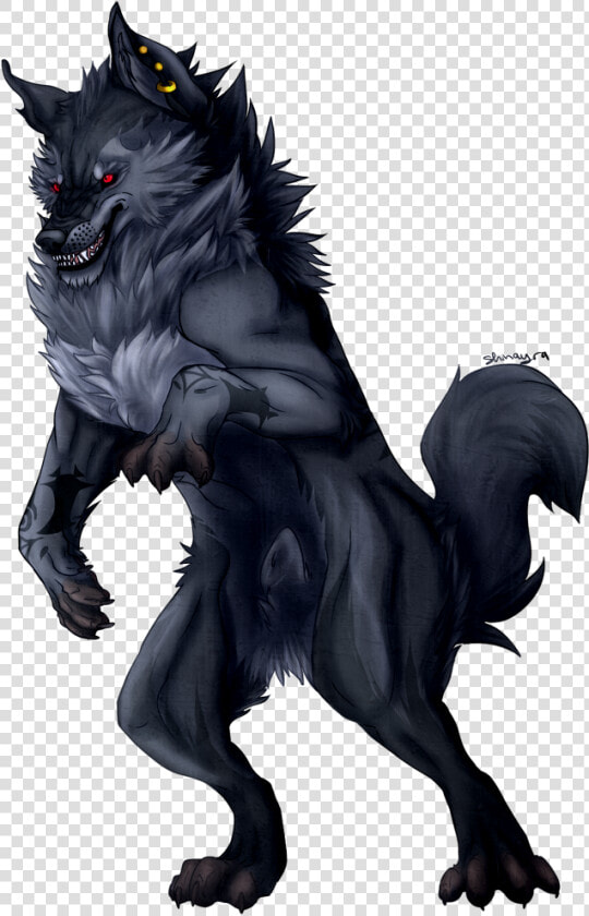 Werewolf Png   Blue Wolf Transparent Background  Png DownloadTransparent PNG