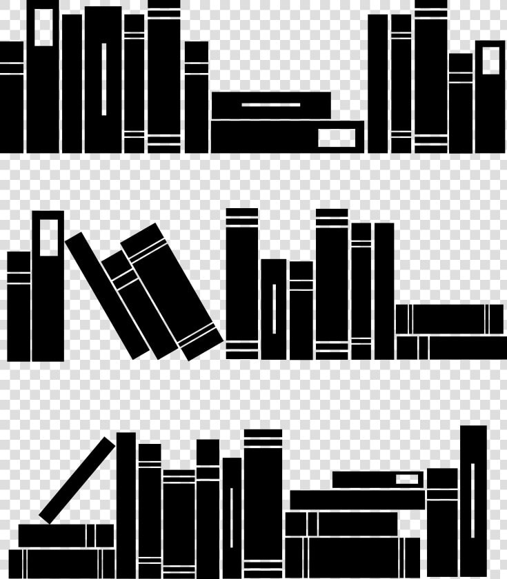Book Silhouette Clip Art   Silhouette Stack Of Books  HD Png DownloadTransparent PNG