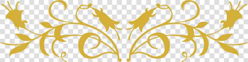 Gold Flourish Png   Black And White Clipart Design  Transparent PngTransparent PNG