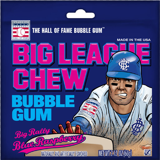 Big Rally Blue Raspberry   Big League Chew Cotton Candy  HD Png DownloadTransparent PNG