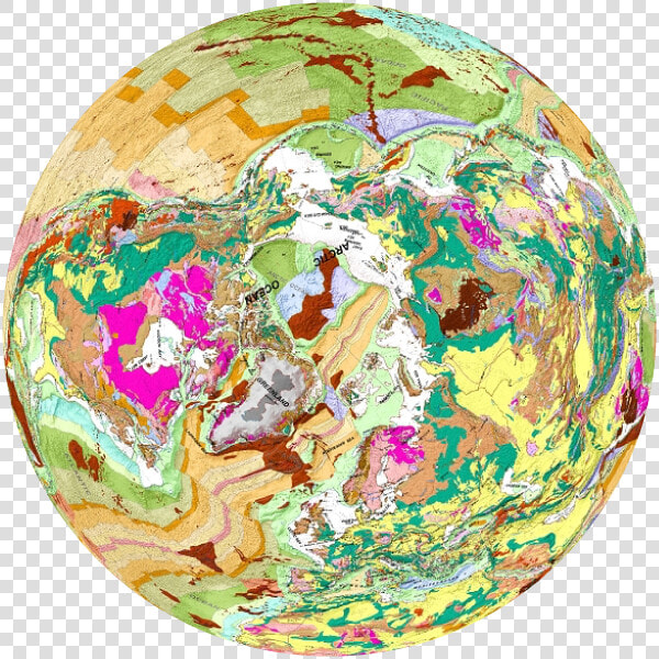 Structural Geology   Real World Globe  HD Png DownloadTransparent PNG