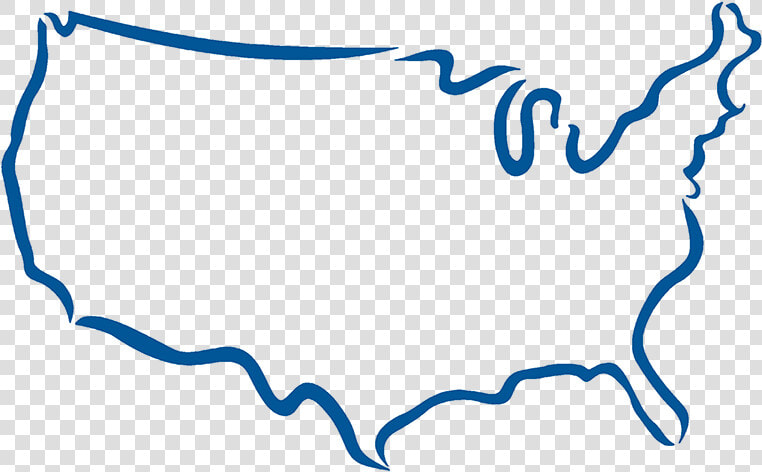 Transparent United States Outline Png   Outline Of United States Png  Png DownloadTransparent PNG
