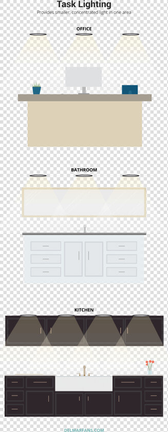 Task Lighting Diagram   Chest Of Drawers  HD Png DownloadTransparent PNG