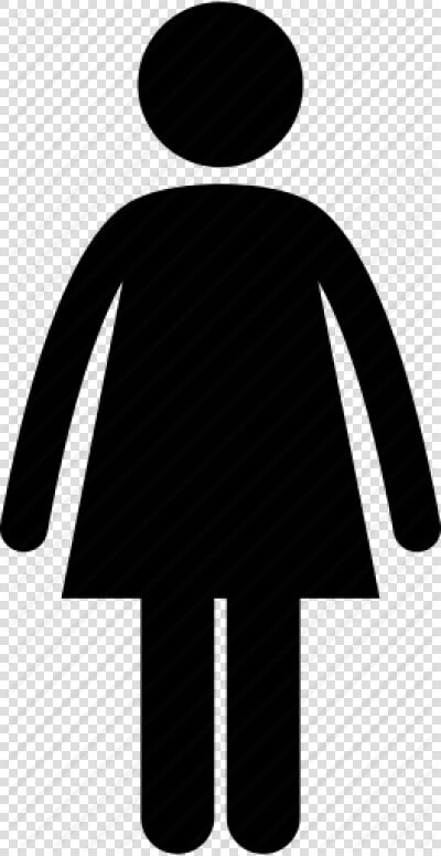 Female  Girl  Lady  Sign  Standing  Toilet  Woman Icon   Man Woman Icon White Background  HD Png DownloadTransparent PNG
