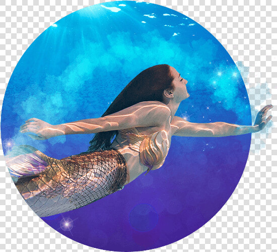 Mermaid Swimming   Underwater  HD Png DownloadTransparent PNG