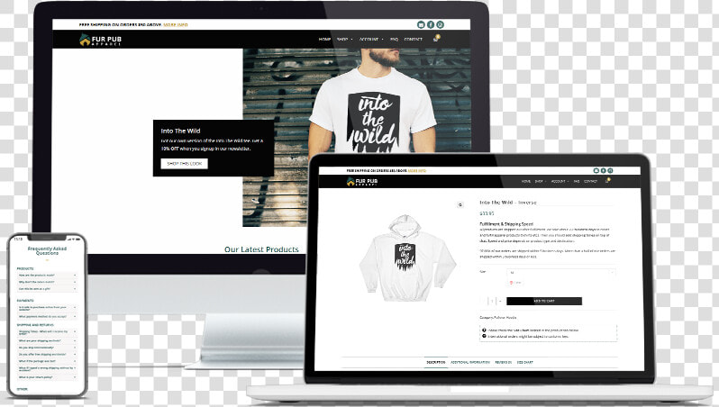 The Fur Pub Apparel Portfolio Mockup   Utility Software  HD Png DownloadTransparent PNG