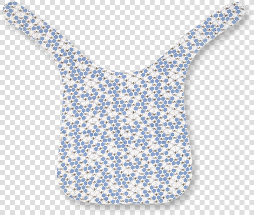 Cornflower Blue Oversized Bib   Pattern  HD Png DownloadTransparent PNG