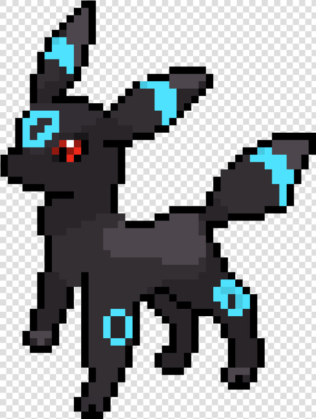 Shiny Umbreon Pixel Art  HD Png DownloadTransparent PNG