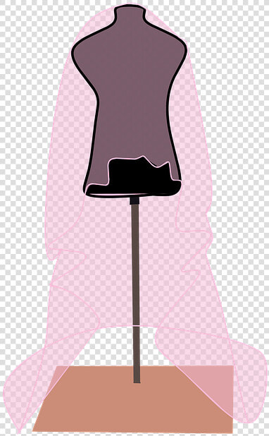 Manequim  Vestido  Vestido De Cabelo  Rosa  Casamento   Fashion Mannequin Cartoon Png  Transparent PngTransparent PNG