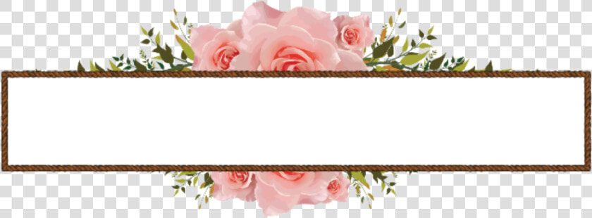 Freetoedit Frame Flowers Marco Cartel   Garden Roses  HD Png DownloadTransparent PNG