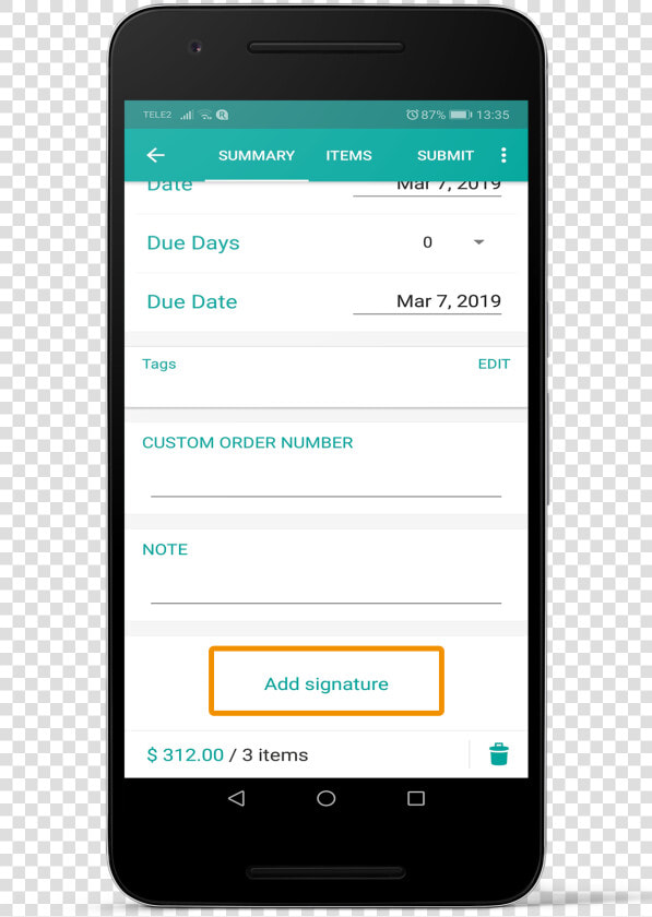 Purchase Order Mobile App  HD Png DownloadTransparent PNG