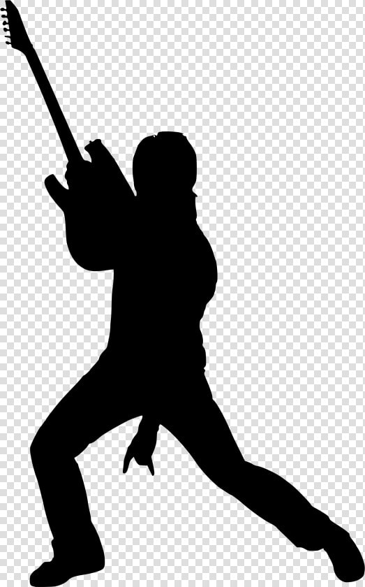 Rock Band Silhouette Transparent Clipart Free Download   Rock Star Silhouette Png  Png DownloadTransparent PNG